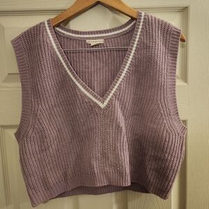 Aeropostale Cropped Netted Vest